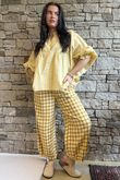 Padstow Stripe Smock Blouse Fresh Ochre /10 Pre order 10 days 